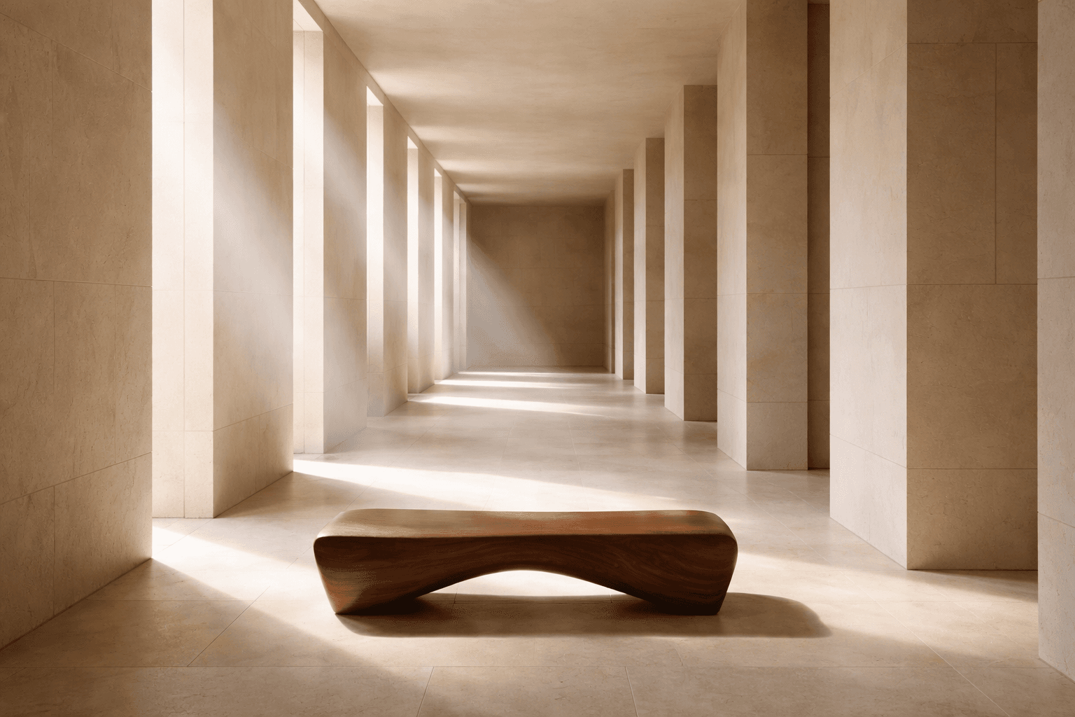 Stone corridor