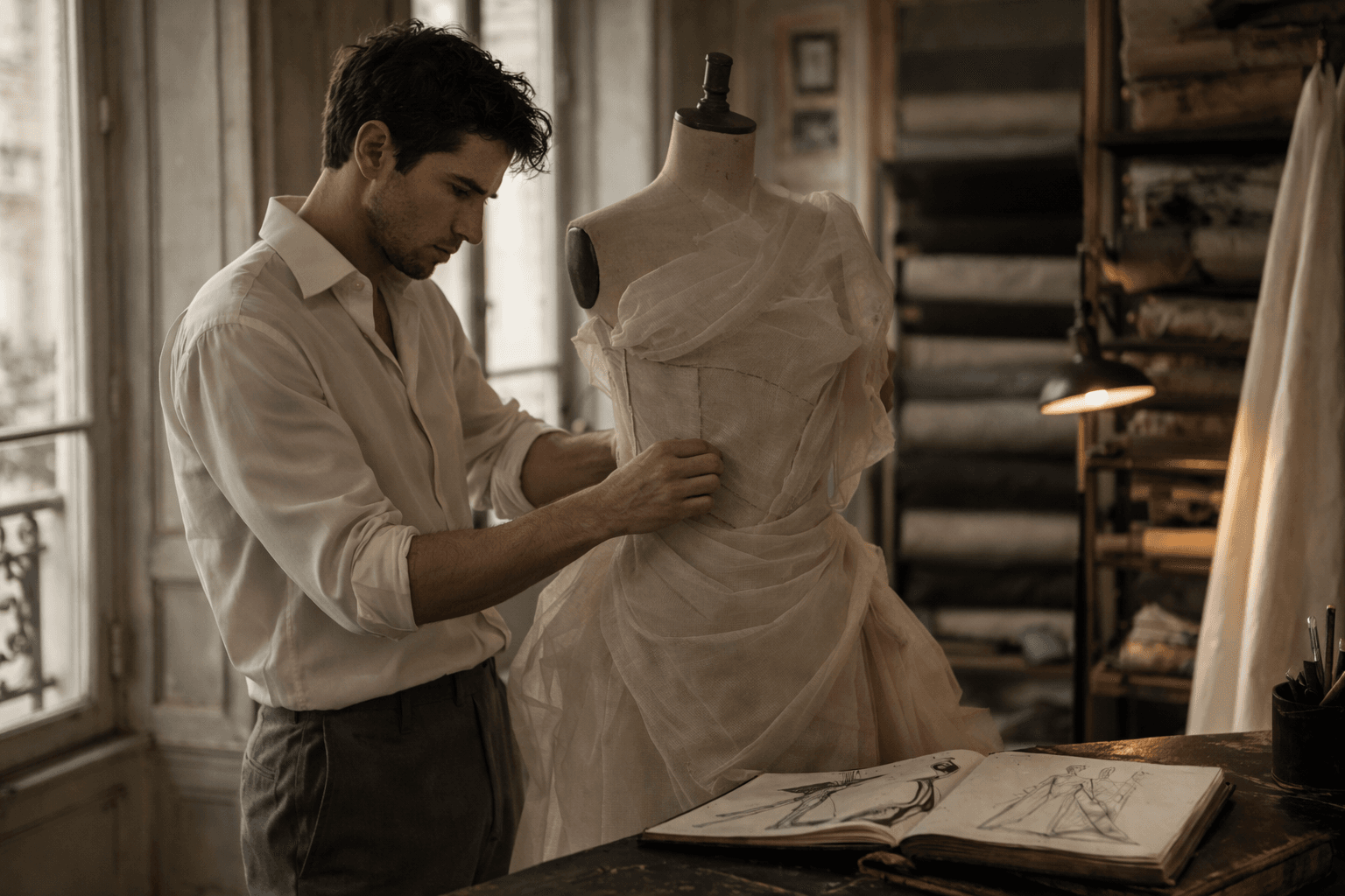 Theo R. — designer at work in the studio